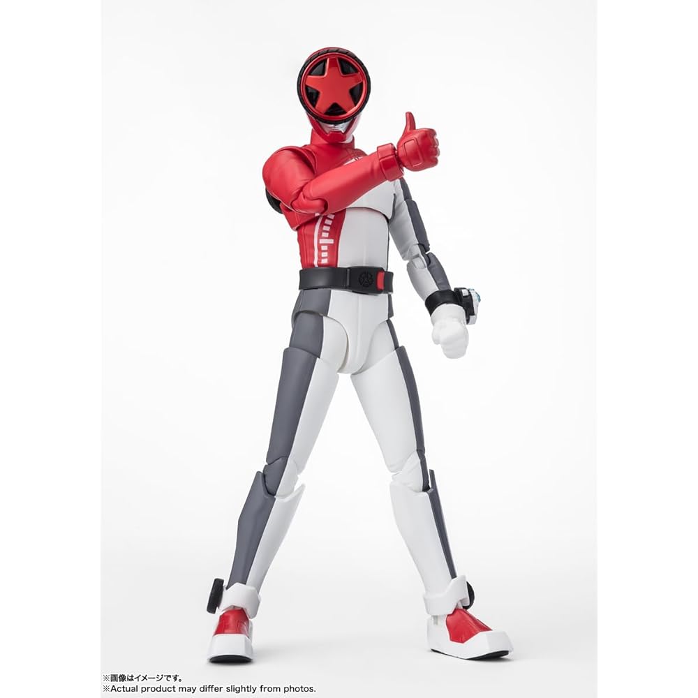 TAMASHII NATIONS S.H. Figuarts Bunga Sentai BunBunJaa BunRed Action Figure 145mm PVC ABS Painted Movable Figure