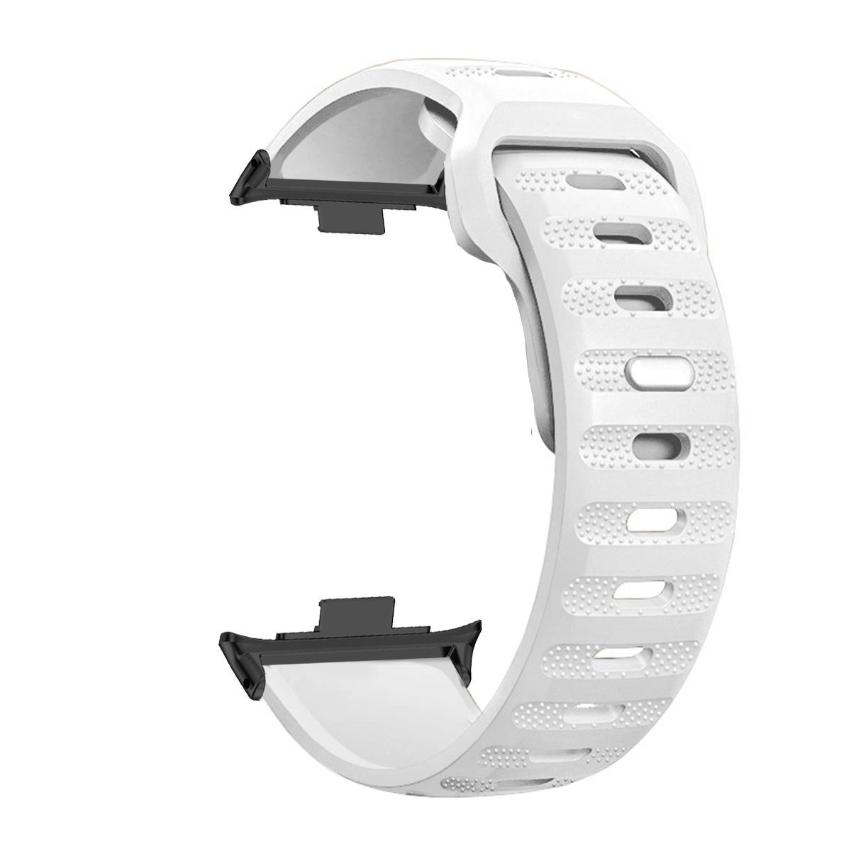 Силиконовый ремешок для Redmi Watch 5 4 Сменный браслет для Xiaomi Mi Band 9 Pro Mi Band 8 Pro Аксессуары для браслета чёрный/белый