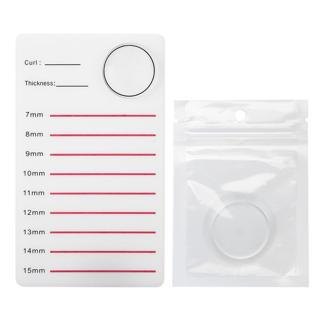 Oversized Grafting Eyelashes Stand Palette Eyelashes Extension Holder Silicone Pad Makeup Tool