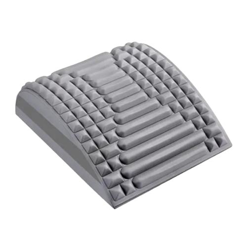 

Подушка-растяжка для спины Корректор осанки для талии Массаж Шеи Спины и Седалищного нерва Облегчение Физического стресса Растяжка Расслабление Мышц серый