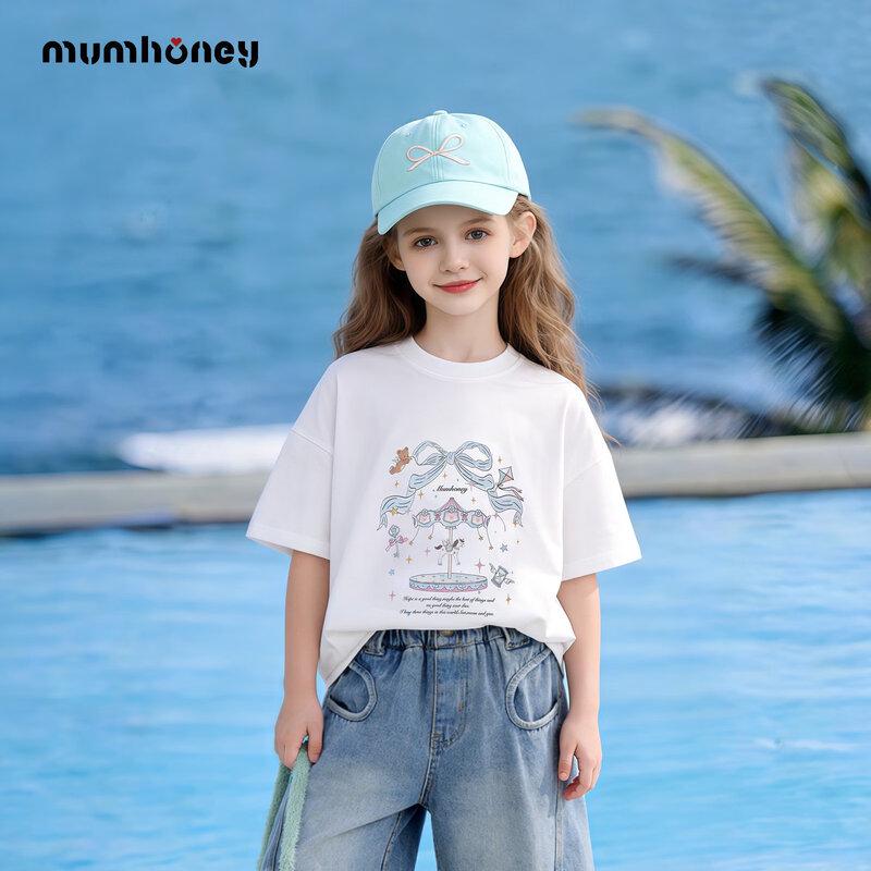 Heini Mumu Girls  Summer Casual Short Sleeve Top 140