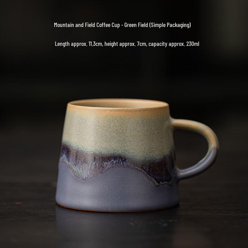 

OLOEY Green Ceramic Kiln Change Coffee Mug