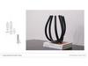 Elegant Metal Vase for Flower Arrangements - Luxury Decor for Living & Dining Rooms