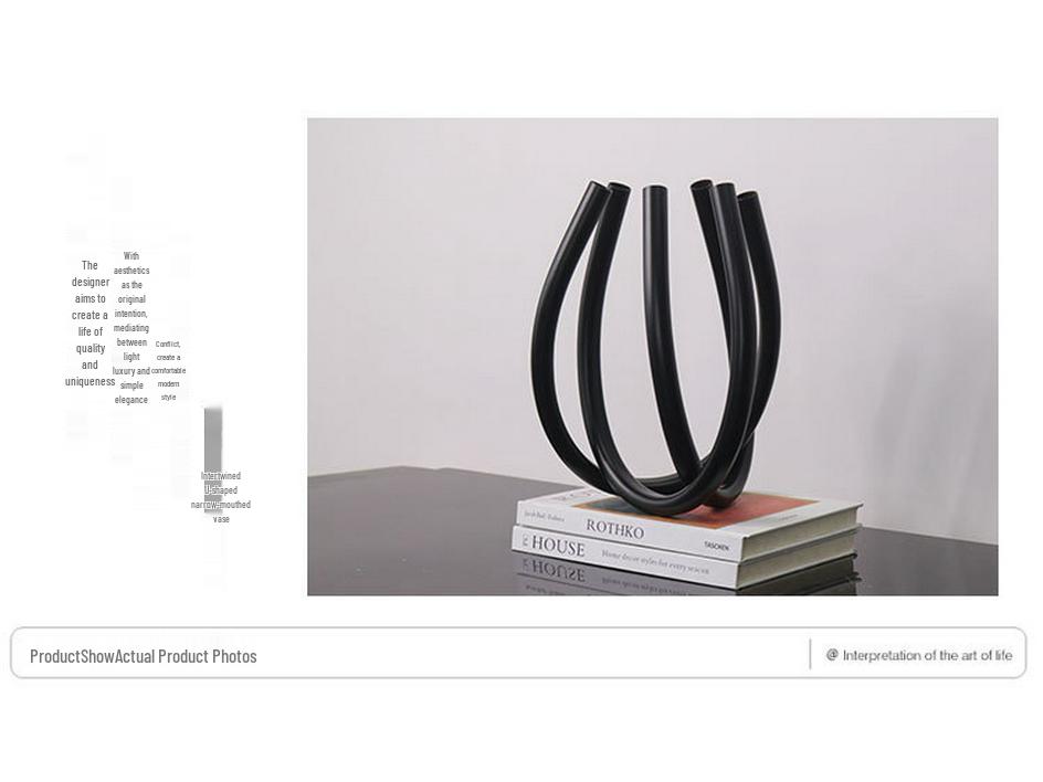 Elegant Metal Vase for Flower Arrangements - Luxury Decor for Living & Dining Rooms
