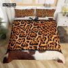 Cowhide Sunflower Duvet Cover Western Farm Animal Skin Bedding Set Microfiber Cow Fur Comforter Cover Twin For Boys Girls Room