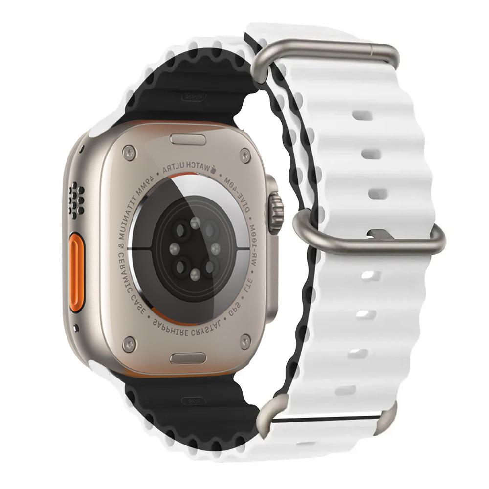 Ocean Band for Watch Ultra 3 Series 11 10 9 7 8 6 SE 49mm 45mm 46mm 42mm 44mm 40 41 Silicone Bracelet Correa iWatch Strap