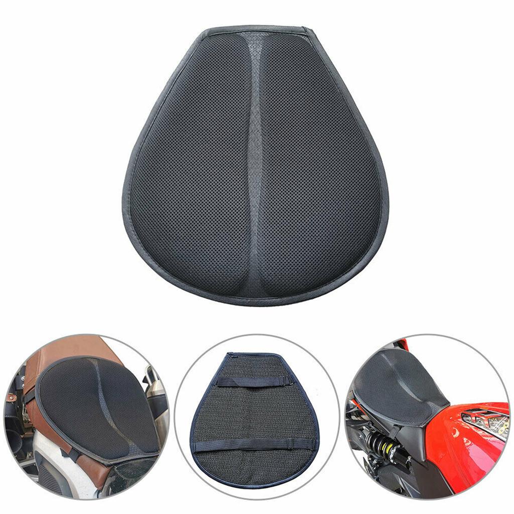 Motorcycle Seat Cushion 5-Layer Shock Absorption Motorbike Seat Pad Quick Drying Protective Ride Saddle Seat Non-slip Accessorie
