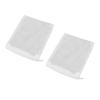 10pcs Aquarium Filter Media Bags Multipurpose Reusable Fine Mesh Filter Media Bags with Zipper for Filter Media