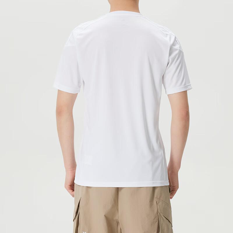 Adidas T Shirts Men's White Crew Neck Moderate KB1350