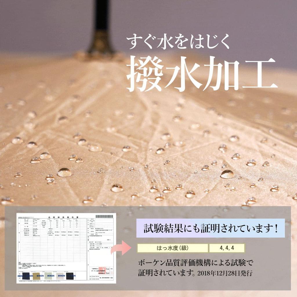 HYGGE Folding Full UV Short Wide Heat Saxe 27395 Women's Parasol, Blackout, Protection, Lightweight, Umbrella, Large, Compact, Shielding, Blue,