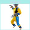 Comfortable Cotton Wolverine Costume Full Bodysuit For Halloween And Children's Day Celebrations