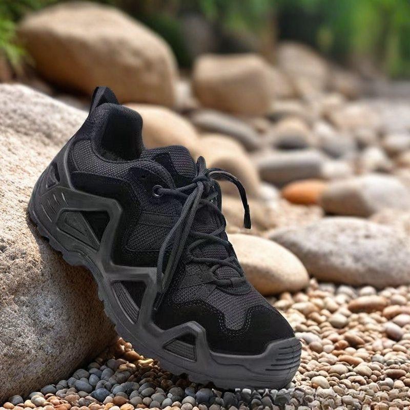 Fashion Shoes for Men Outdoor Hiking Combat Shoes Low-top Non-slip Wear-resistant Thick-soled Climbing Men's Shoes Zapatillas De Hombre