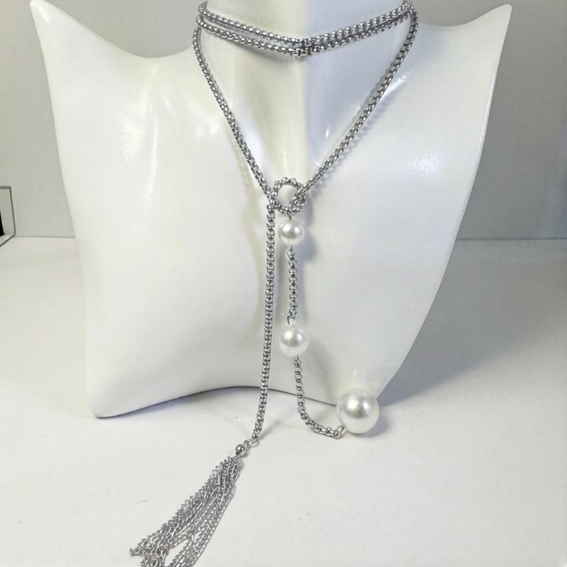 Bohemian Layered Seashell Necklace Set Fishbone Pendant Lobster Charm Silver Beach Jewelry For Women A3