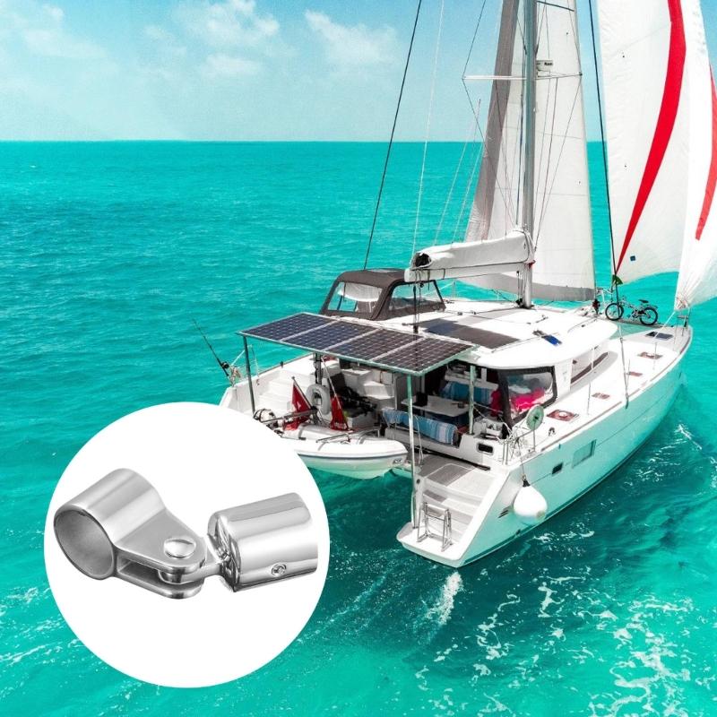 Stainless Steel Bimini Top Hardware Fitting Set 7/8" or 1'' Bimini Top Eye End Cap For Boat Rigging And Repair