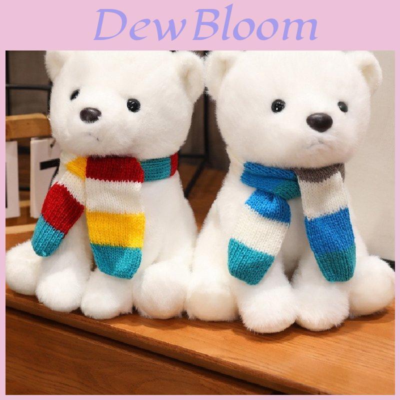 Adorabile Orso Polare Peluche Con Sciarpa Colorata Perfetto Per Bambini Giocattolo Morbido Compagno