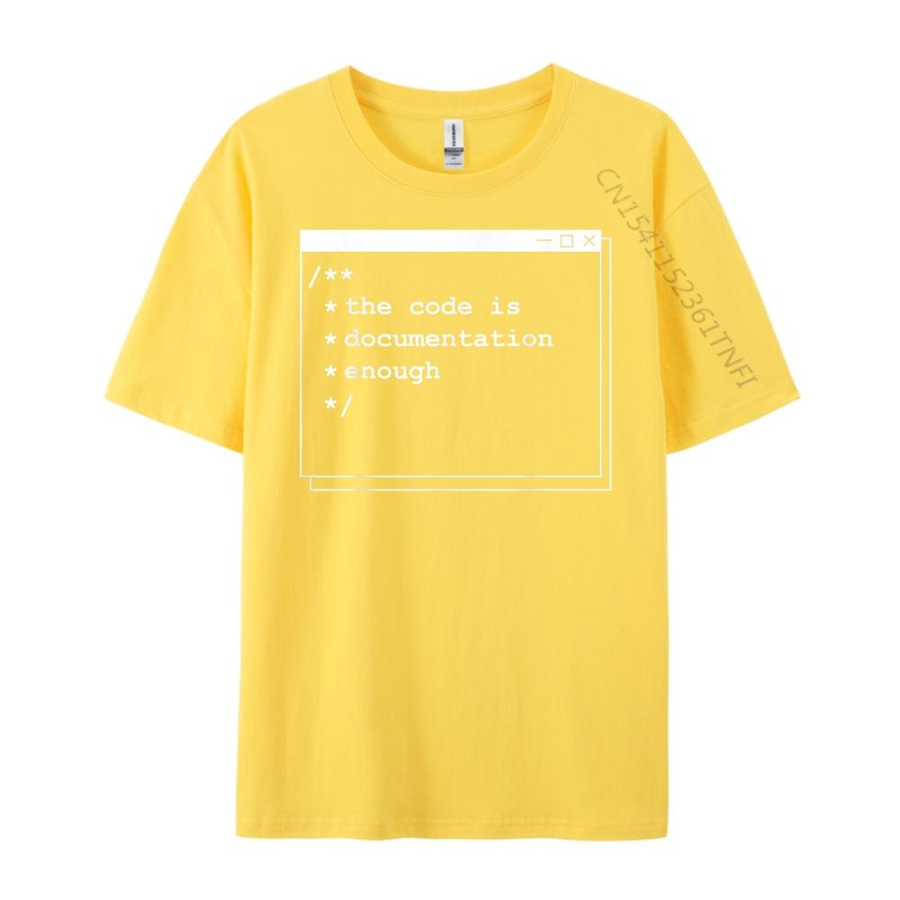 The Code Is Enough Computer Programming Nerd Men Graphic Tees Mens Shirt Oversized Party