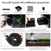 Black Gutter Downspout Extensions Catch Basin Low Profile Downspout Extender Catch Basin Downspout Extension