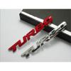 Turbo Logo Car Motorcycle Auto Chrome 3D Metal Emblem Badge Decal Sticker (Color:Red/Silver/Black)