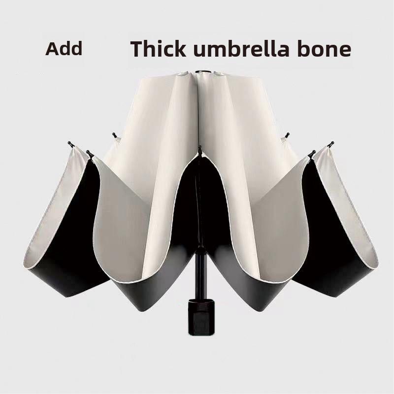 12-Rib Automatic Dual-Use Umbrella for Men & Women - Large, Sunshade & Rain Protection, UV Resistant