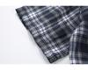 Trendy Retro Plaid Plus Size Casual Men's Short Sleeve Shirt C2175-P24