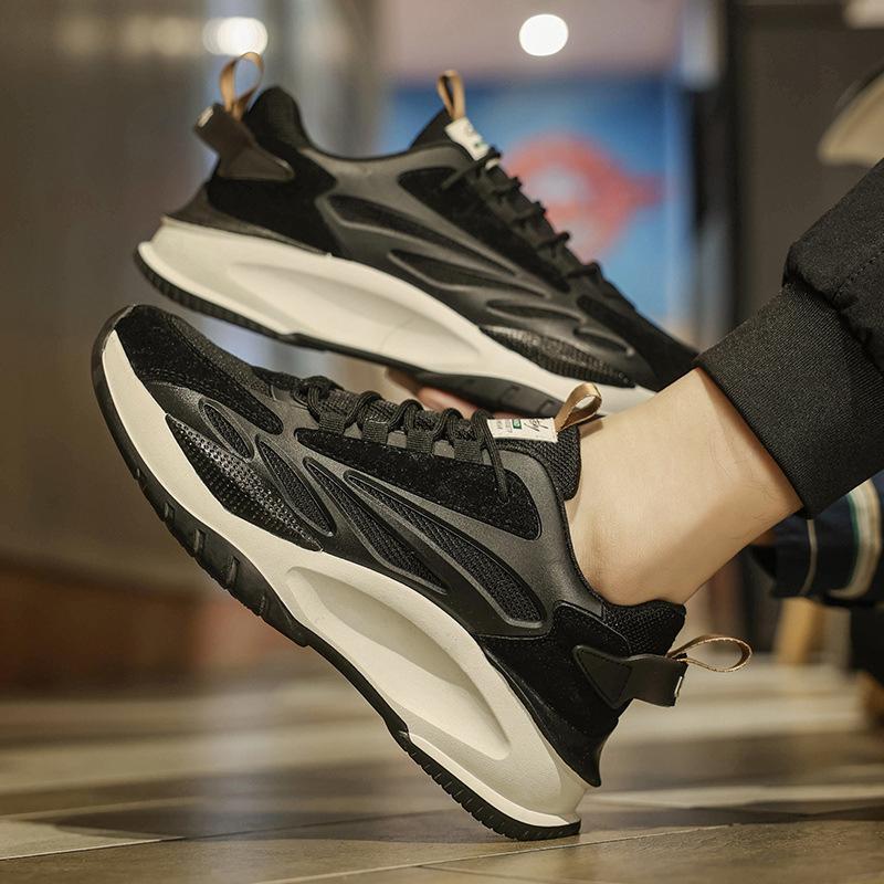 Men's Shoes  New Spring Outdoor Sneakers Trendy Versatile Retro Daddy Shoes Platform Casual Shoes for Men