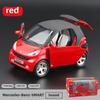 Pull-Back Alloy Toy Car with Lights and Sound, Cute Model for Boys and Girls