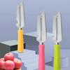 Multifunctional Vegetable Peeler with Comfort Handle Stainless Steel Curved Blade Built-in Bottle Opener Kitchen Tool for Apples Carrots Cucumbers