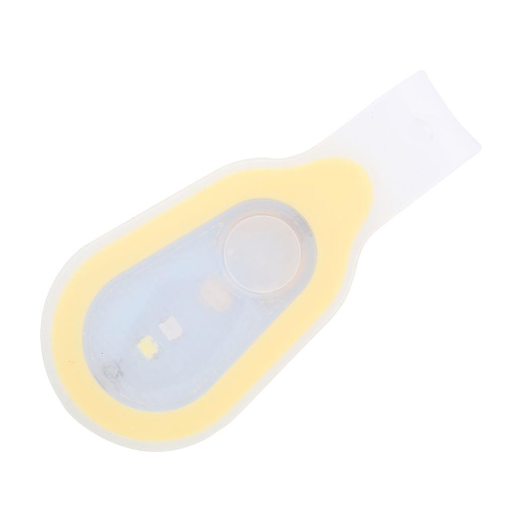 Waterproof Outdoor Portable LED Mini Night Light Running Button Silicone Clip Lamp