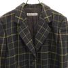 Emporio Armani 90s Made In Italy Old Check Pattern Tailored Jacket Men's Used