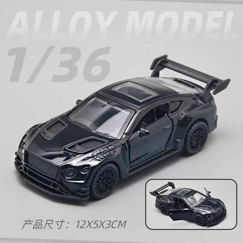 (Bagged) 1:36 Simulation Alloy Car Model Sports Car Model Open Door Pullback Boy Children's Toy Car Ornament Cross-border