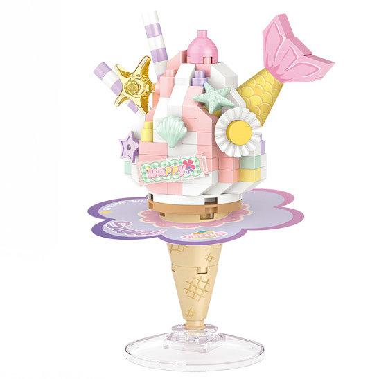 House Building Blocks Household Appliance Dessert Store Street View Snack Children's Toys Boys Girls Gifts Compatible With