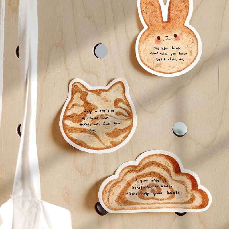 Office School Supplies Did You Eat Bread Today Cute Toast Students Leave Messages and Take Notes N Times Memo Pad Kawaii Lovely