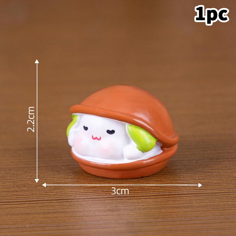 Cute Puppy Figurine Resin Diy Crafts Micro Landscape Desktop Small Ornaments Statue Decoration Mini Animal Statue