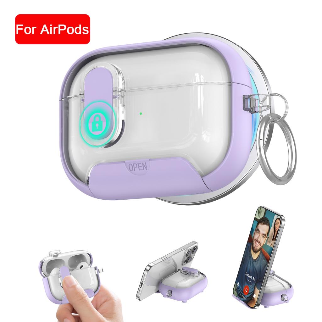 Shockproof Protective Earphone Case Cover for AirPods Pro 2 & AirPods 4 ,Compatible with Apple AirPods Pro 2 Air Pods 4 Case