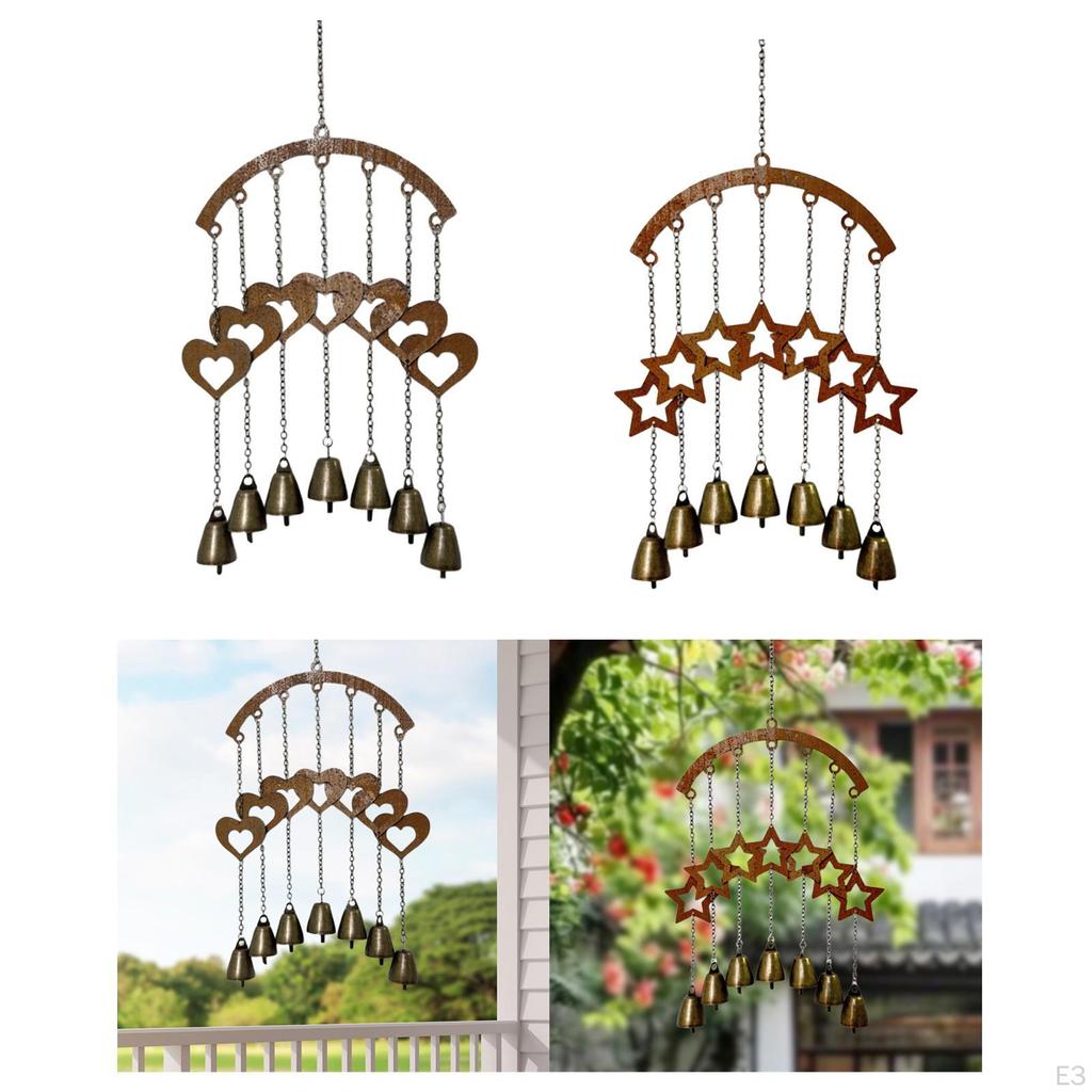 Metal Hanging Wind Chime ,Windchimes ,Antique Pendant, Christmas Decoration Decorative for
