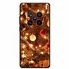 Christmas Cover For Vivo X200 Pro 6.78"Black Silicone Case For vivo X200 Pro mini 6.31" TPU Santa Claus ChristmasTree Back Cover