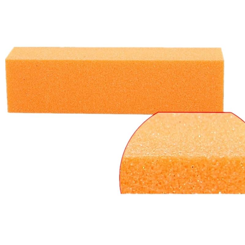 5ks Nehtové pufry Sponge Pilník pro UV gel Bílý Pilník Buffer Block Lesk Manikúra Pedikúra Broušení Nail Art Tool Krása Zdraví