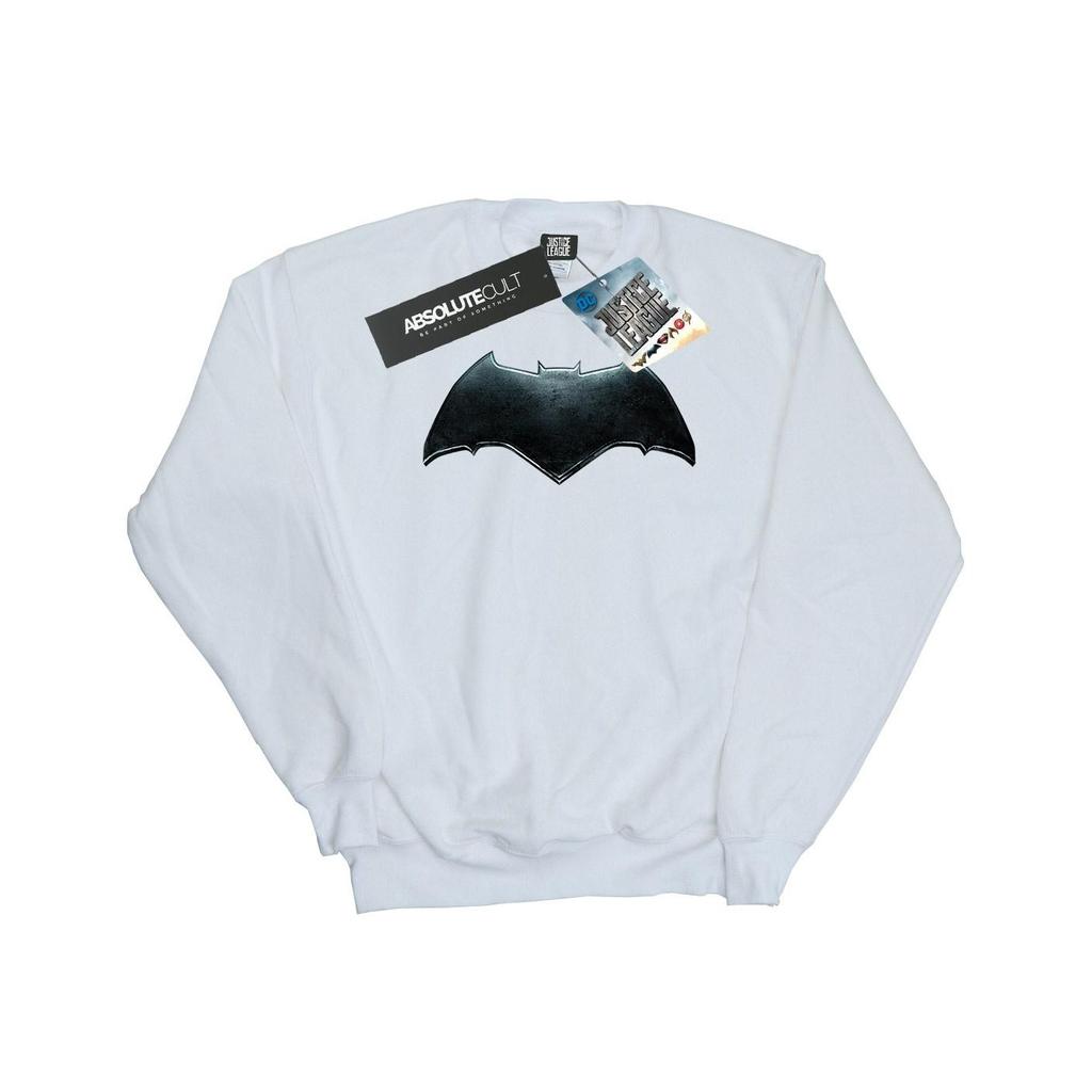DC Comics Womens/Ladies Justice League Movie Batman Emblem Sweatshirt
