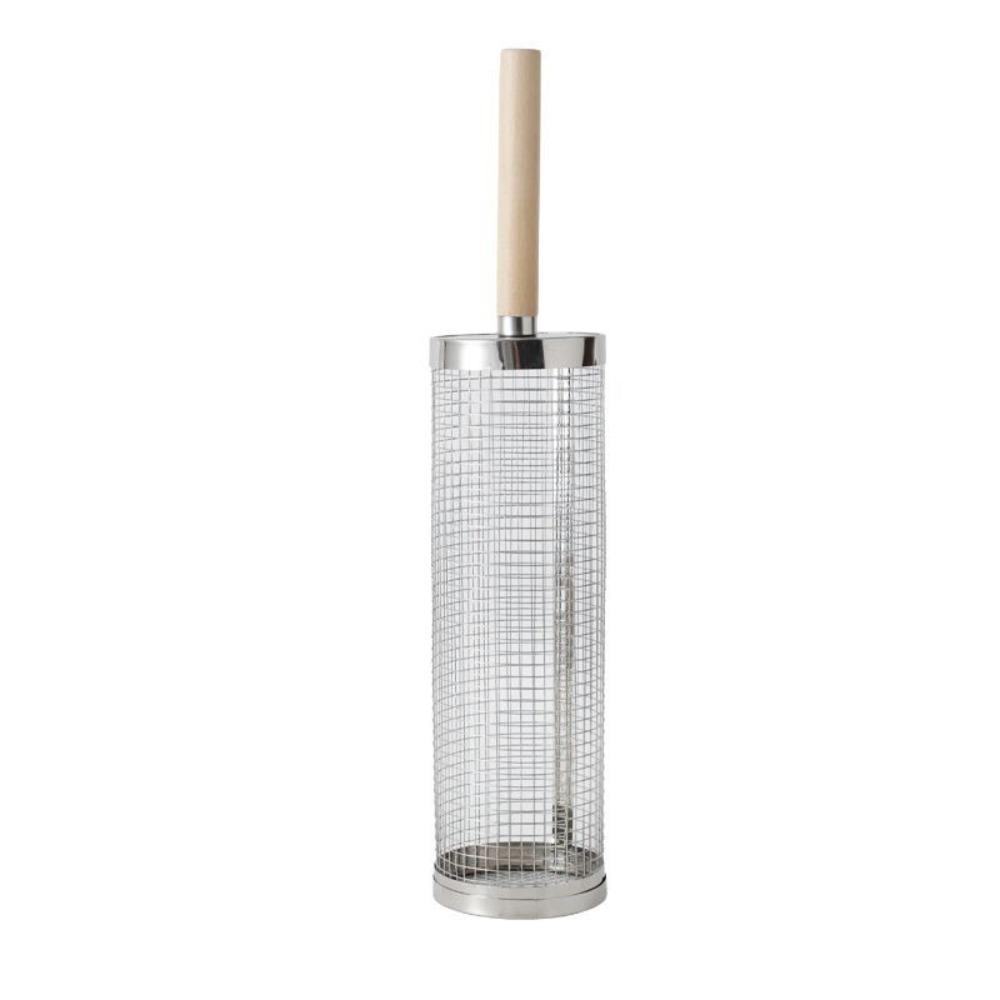2/3Pcs Set Stainless Steel BBQ Basket Cylinder Barbecue Rack Useful Barbecue Cage  for Outdoor