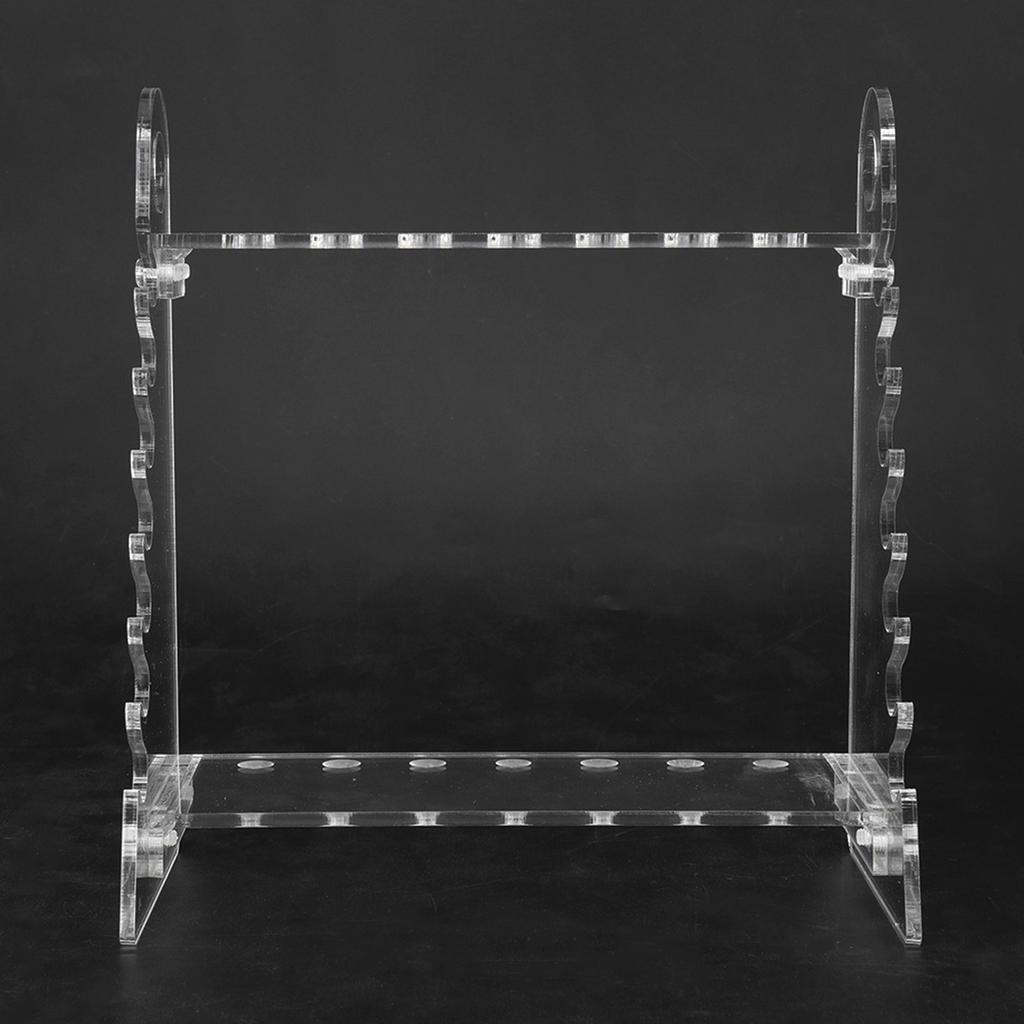 Organisk Glass Trapesformet Pipette Støtteholder 1,5 cm Hulldiameter Pipettestativ