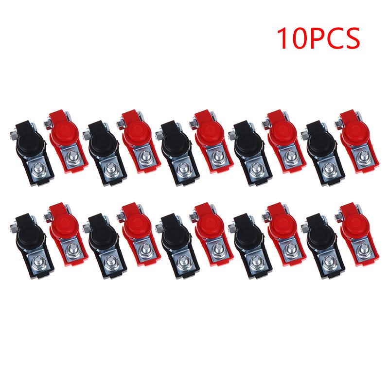5/10/15Pcs Auto Battery Terminal Cable Clamp Negative Positive Top-Post Auto Battery Cable Terminal Top For Car Truck Accessory
