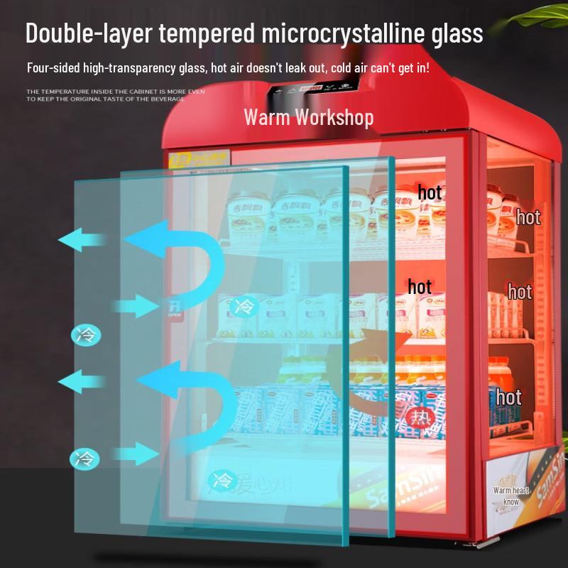 Commercial Beverage Warmer Display Cabinet