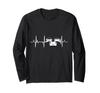 Sports Car Heartbeat Car Lover Electrocardiogram Long Sleeve T-Shirt
