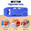3 In 1 Manual Woodworking Edge Trimmer Right-angle Woodworking Planer Edge Banding Scraper Chamfering Round Corner Scraper