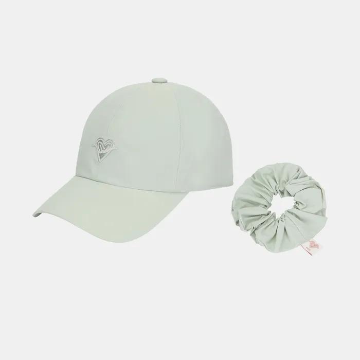 7M27429 Women's More Woven Ball Cap (+Scrunchie)_PALE MINT