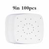 100 stuks 7/8/9 inch Airfryer Liners Geperforeerde antiaanbakmat Stomen Bakken Koken Witte pot Olie Papier Accessoires