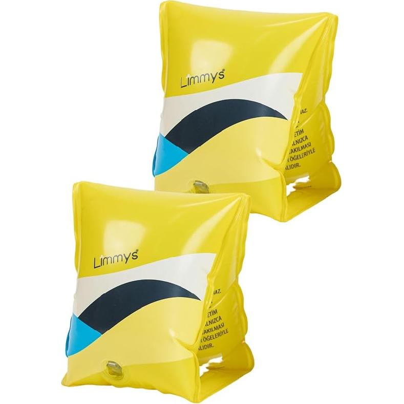 Limmys Premium Kids Floaties – Safe & Comfortable Arm Floaties for Toddlers and Children Ages 1 to 6 – Soft Water Wings and Durable Swim Floaties жёлтый