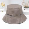 Spring and summer new small eaves bucket hat men's and women's construction site dustproof breathable hat adjustable fashion sunscreen sunshade ba