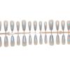 Mint Blue Butterfly Gradient Crystal Cat Eye Press-On Nails
