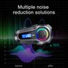 Q08 Max Motorradhelm Bluetooth-Gegensprechanlage IP65 Wasserdicht Intercom-Entfernung 500 Meter Multi-Szene Mixed Music Sharing